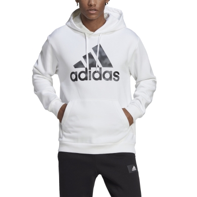 adidas Hoodie Essentials Camo Print French Terry Hoodie Cotton White Men